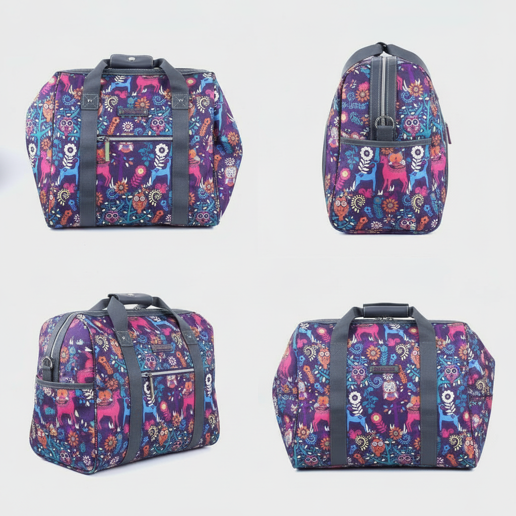 15 in Carry on Bag Wheeled Cabin Under Seat Tote