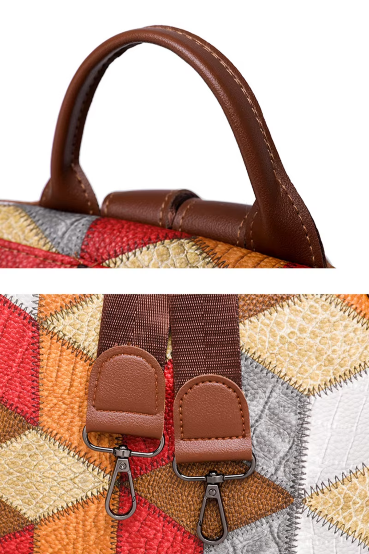 Anti-theft Waterproof Vegan Leather Backpack | Lily Bloom