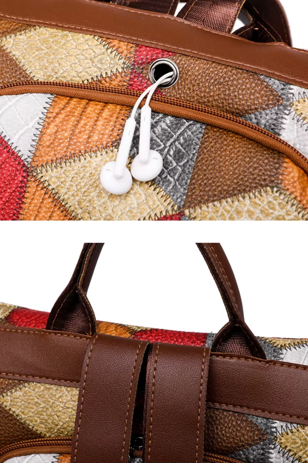 Anti-theft Waterproof Vegan Leather Backpack | Lily Bloom