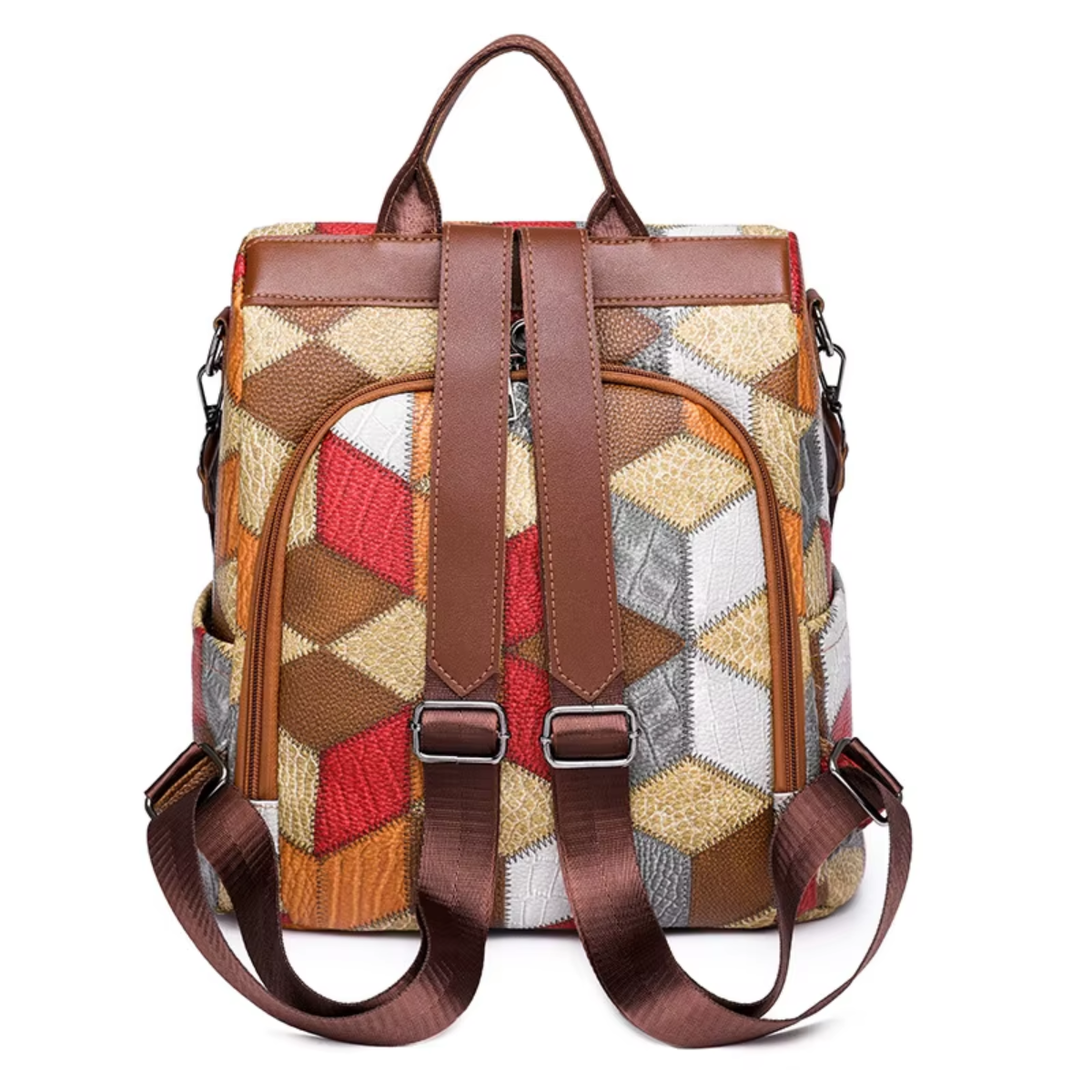 Anti-theft Waterproof Vegan Leather Backpack | Lily Bloom