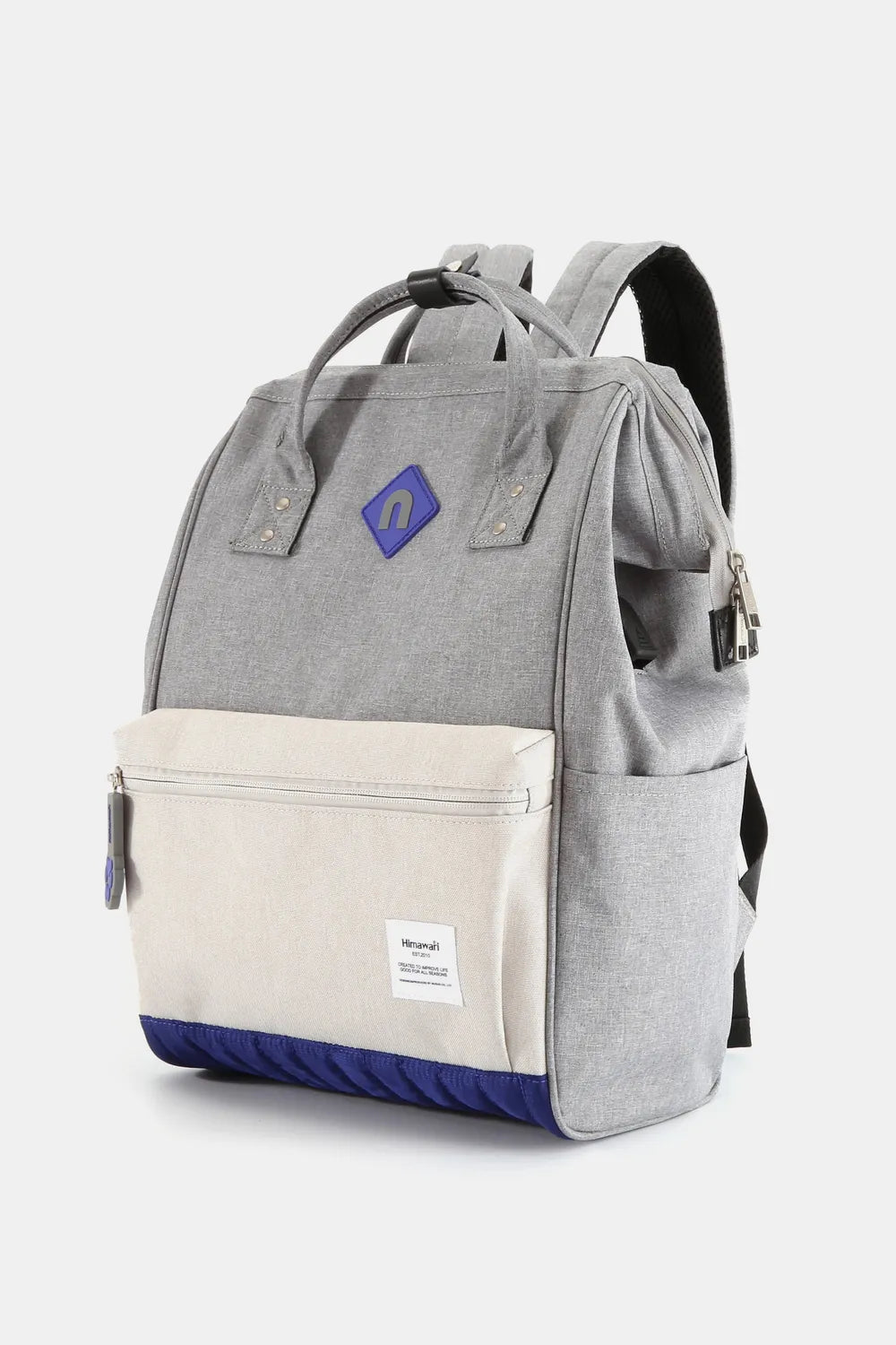 Contrast Waterproof Backpack Bag with External USB Port | Lily Bloom