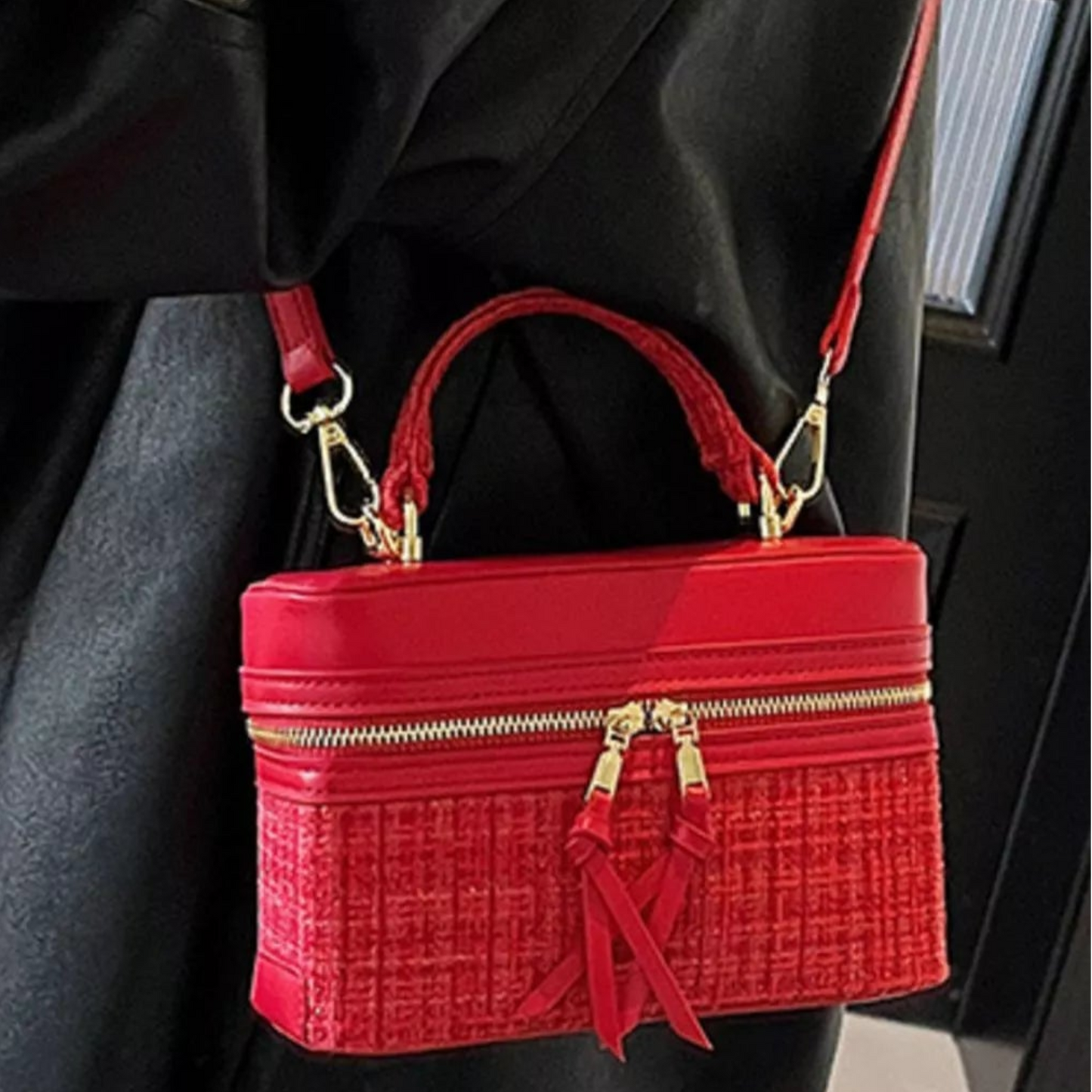 Boxy Top Handle Crossbody Bag | Lily Bloom