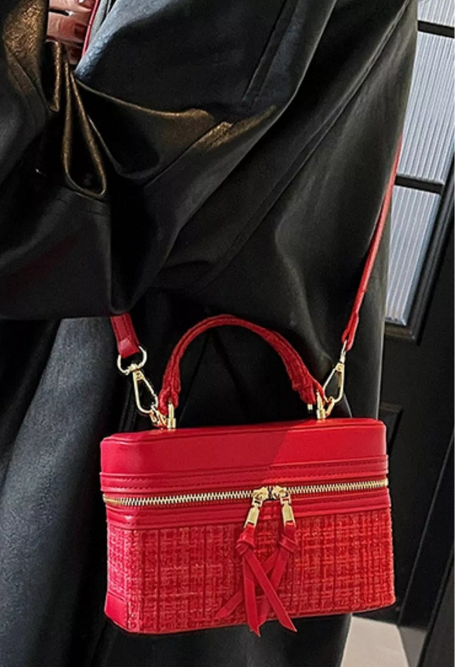 Boxy Top Handle Crossbody Bag | Lily Bloom