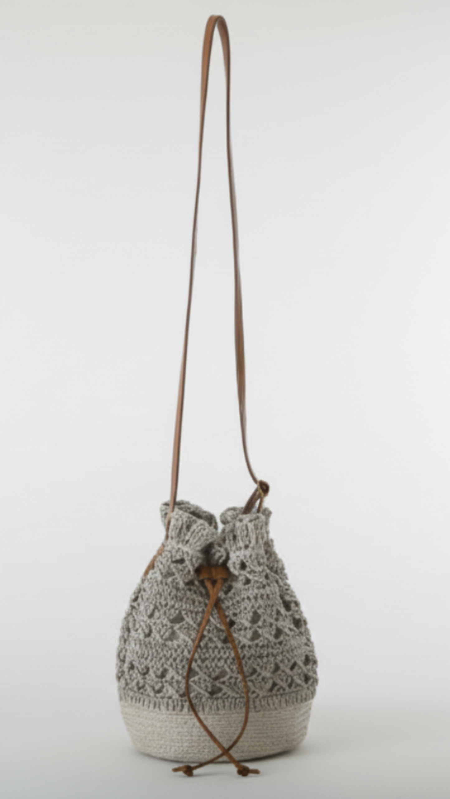 Braided Single Strap Drawstring Bag