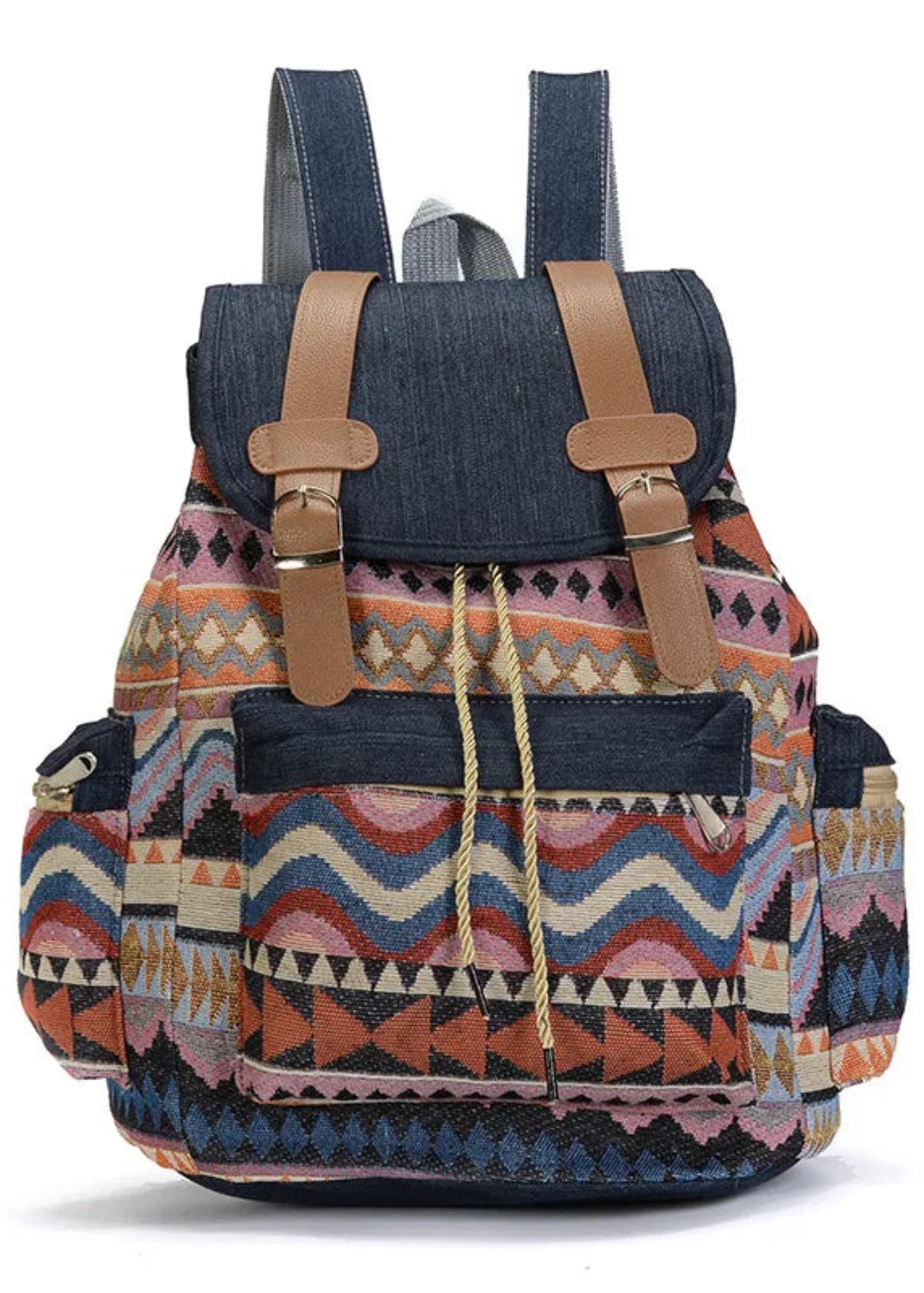 Canvas School Shoulder Backpack | Lily Bloom