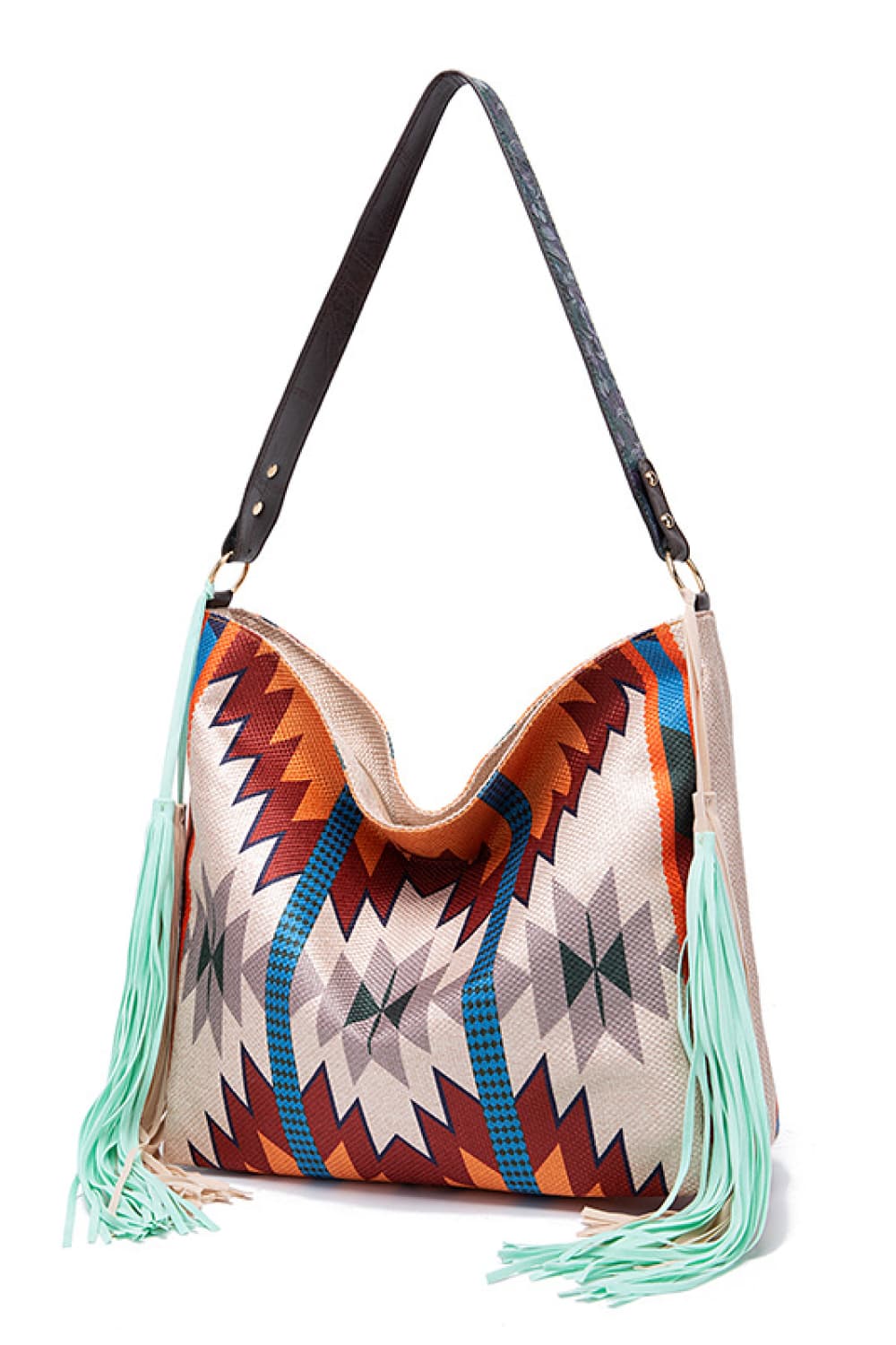 Geometric Canvas Tote Bag | Lily Bloom