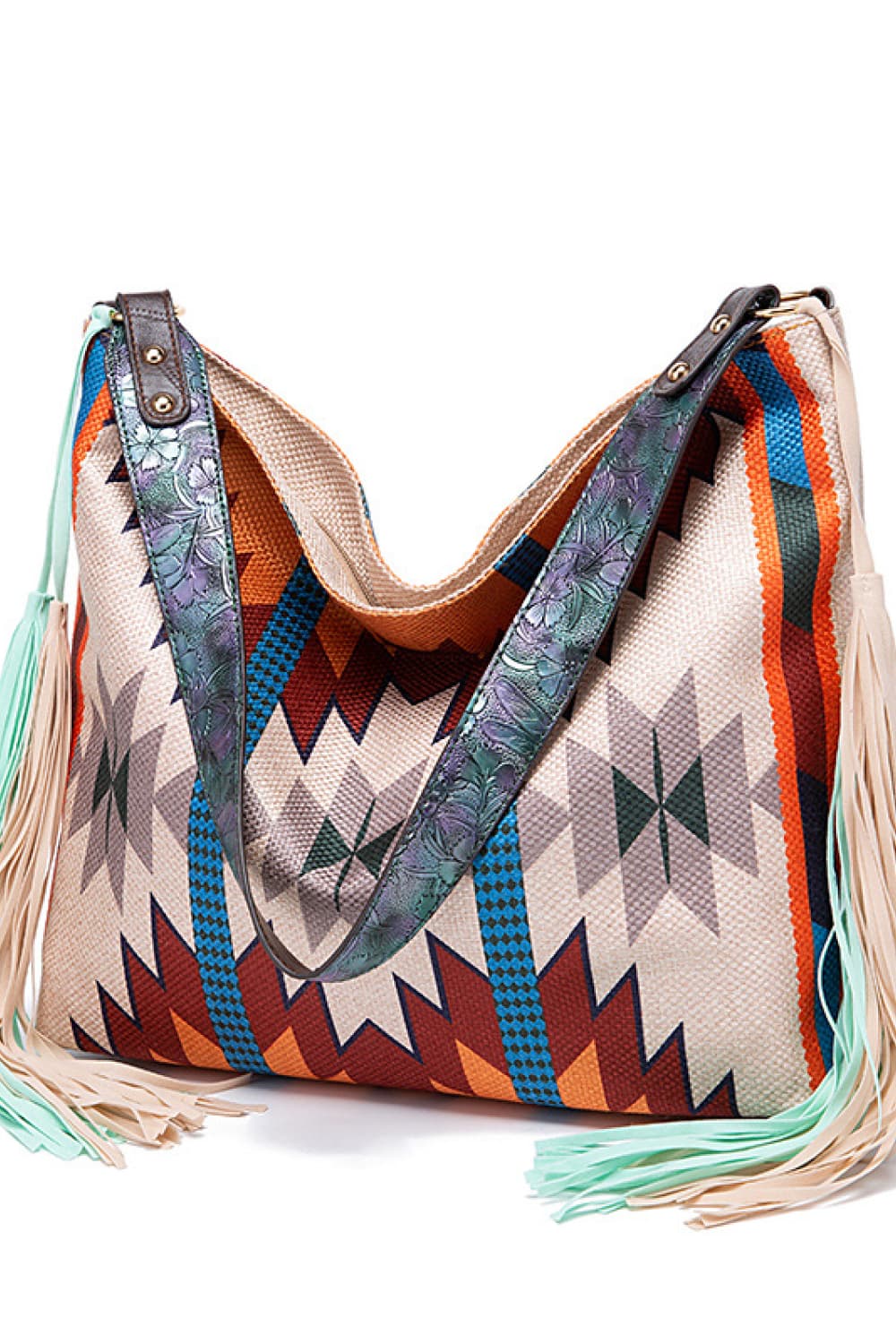 Geometric Canvas Tote Bag | Lily Bloom