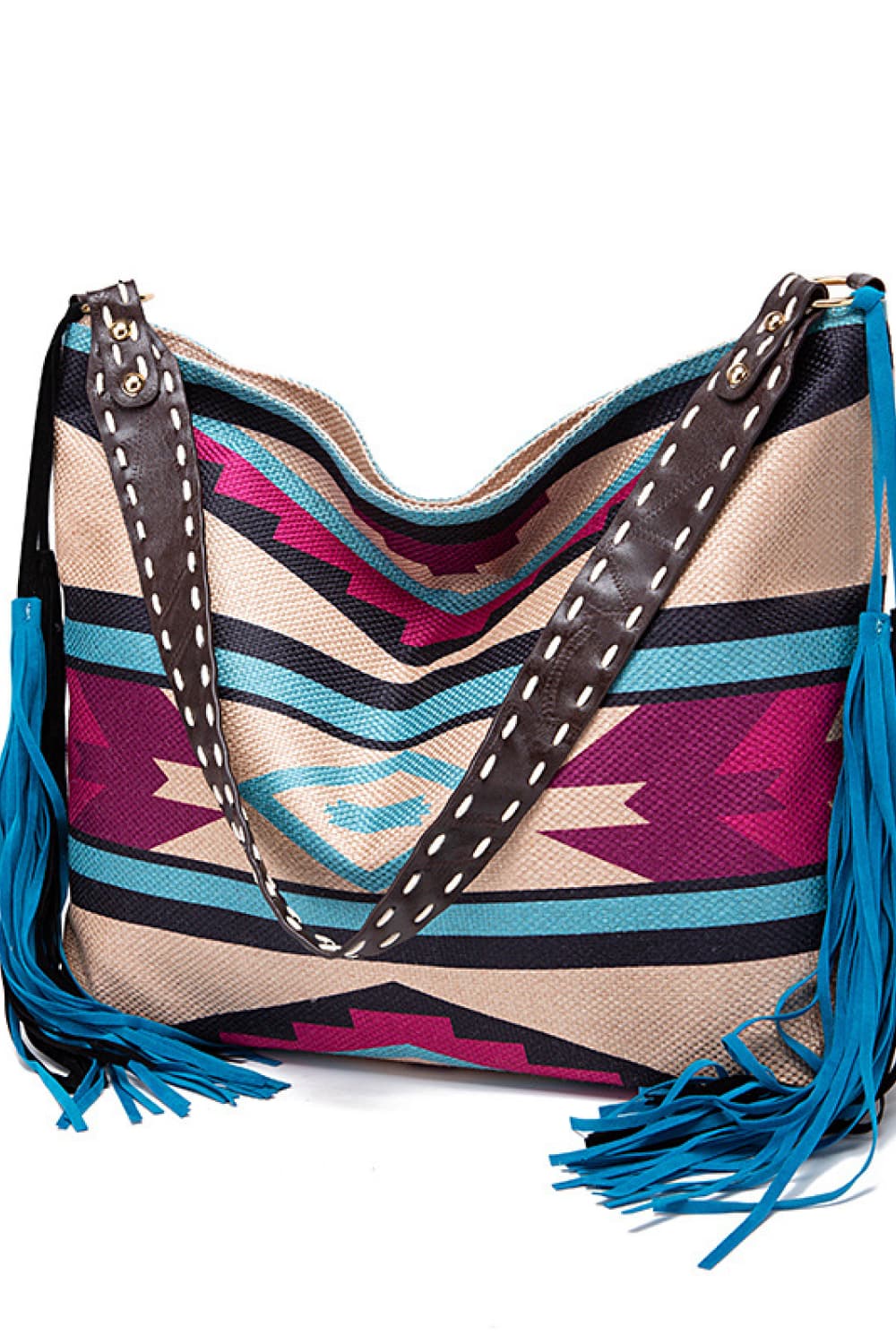 Geometric Canvas Tote Bag | Lily Bloom
