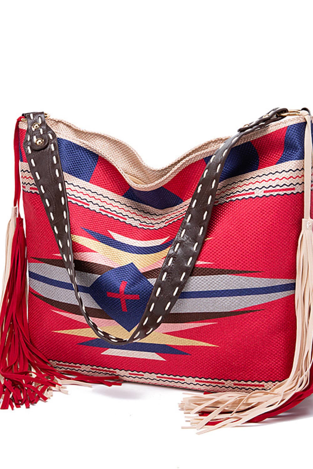 Geometric Canvas Tote Bag | Lily Bloom