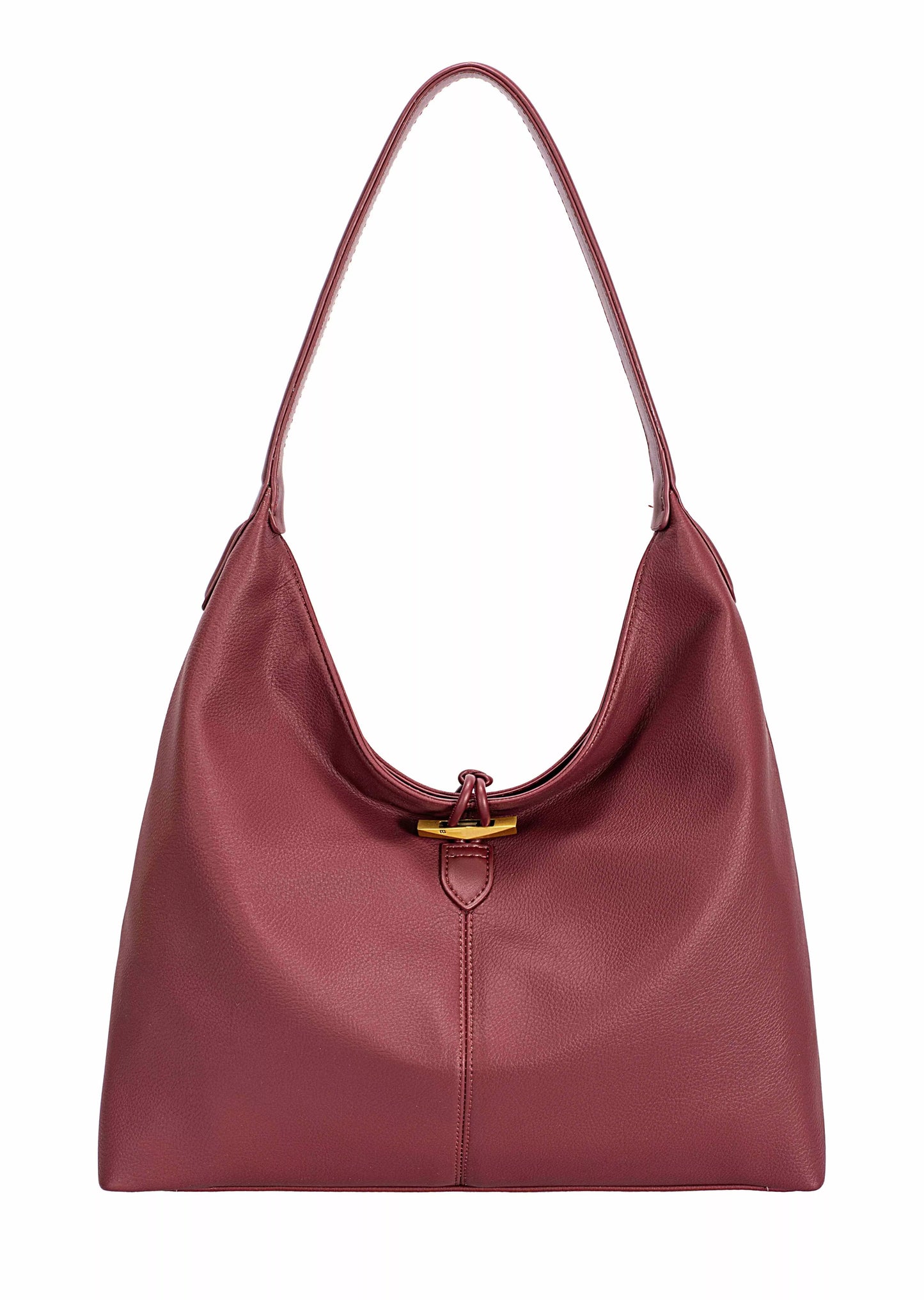 Classic Leather Shoulder Bag | Lily Bloom