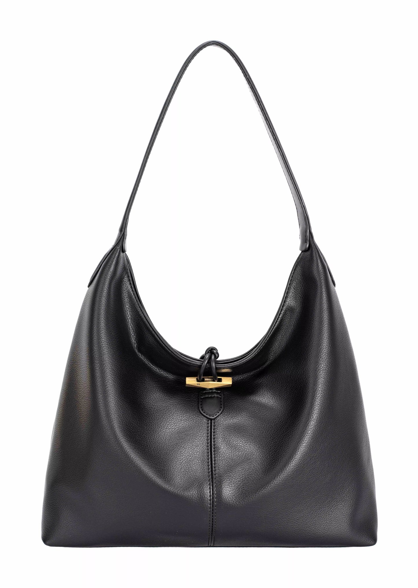Classic Leather Shoulder Bag | Lily Bloom