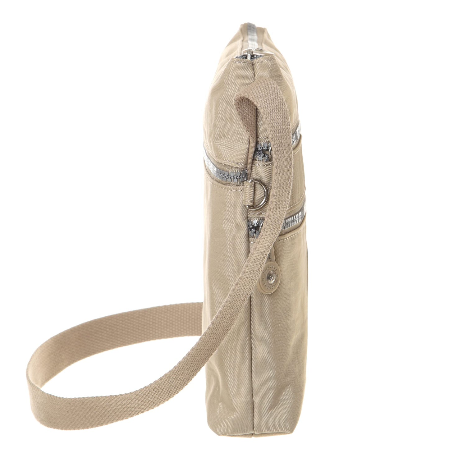 Crossbody Lightweight Shoulder Purse with Multi Zipper Pockets