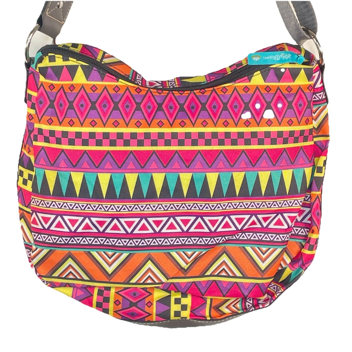 Canvas Adjustable Crossbody Shoulder Bag | Lily Bloom