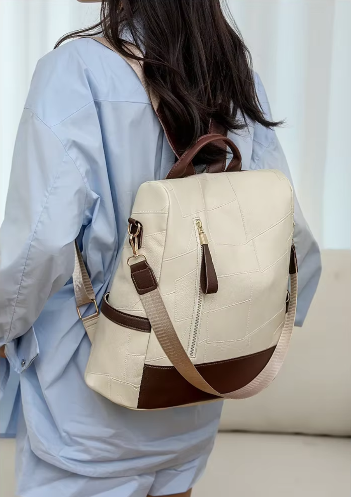 Double Shoulder Single Crossbody Backpack | Lily Bloom