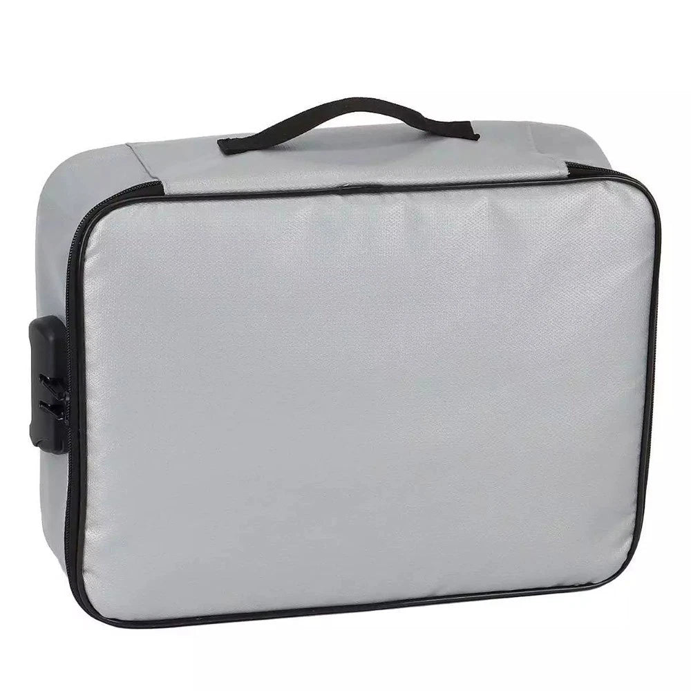 Fireproof Waterproof Lockable Safe Organizer Bag