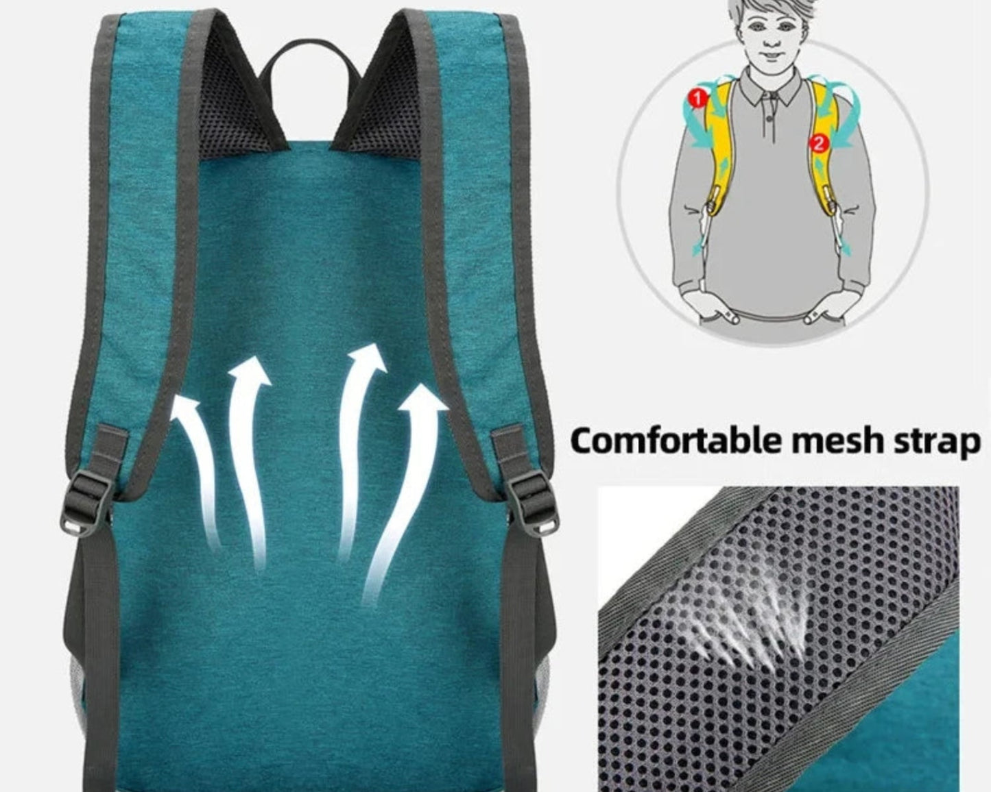 Foldable Portable Ultralight Camping Bag Hiking Outdoor Backpack