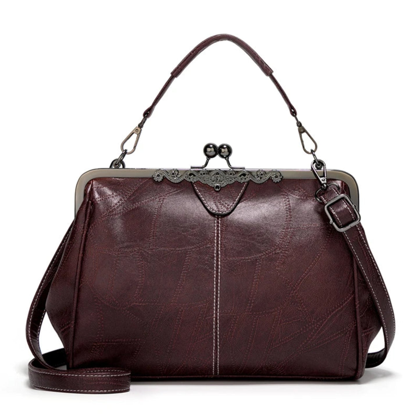 Frame Purse Crossbody Clip Bag