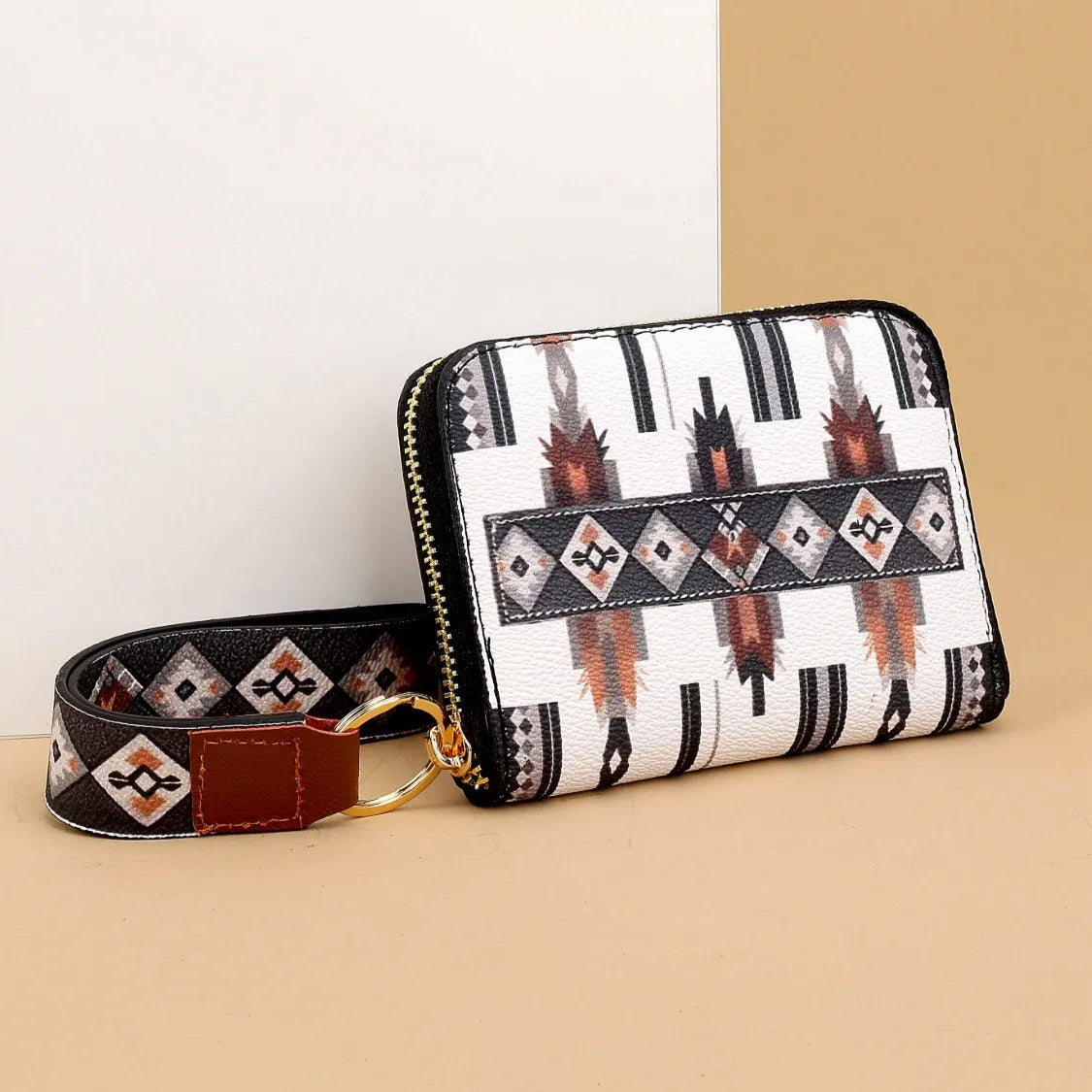 Geometric Vegan Leather Wallet | Lily Bloom