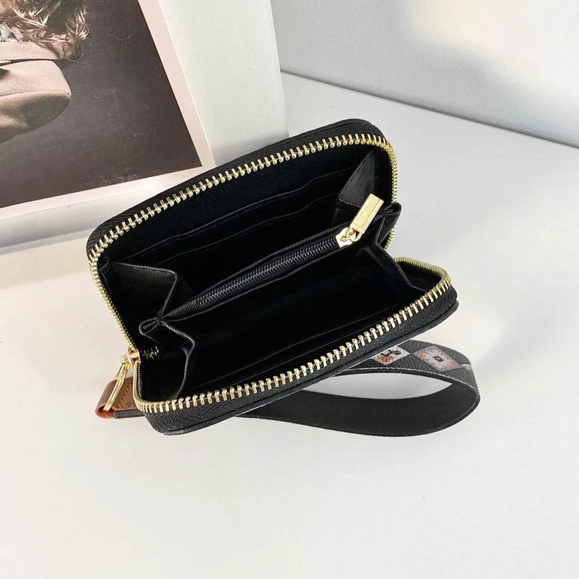 Geometric Vegan Leather Wallet | Lily Bloom