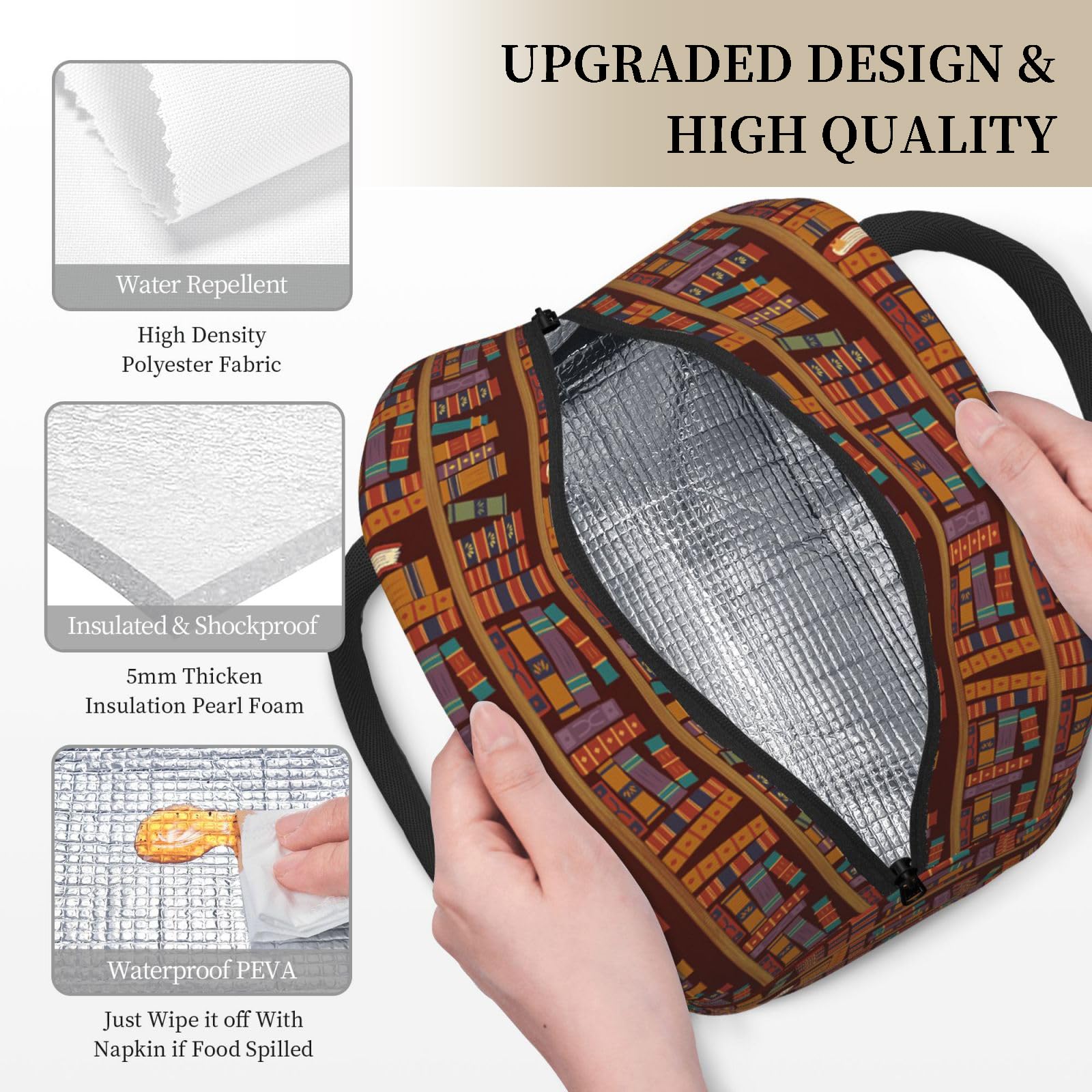 Lunch Bag Reusable Insulated Cooler Lunch Container