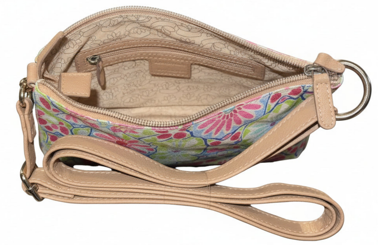 Large Starburst Floral Crossbody Bag