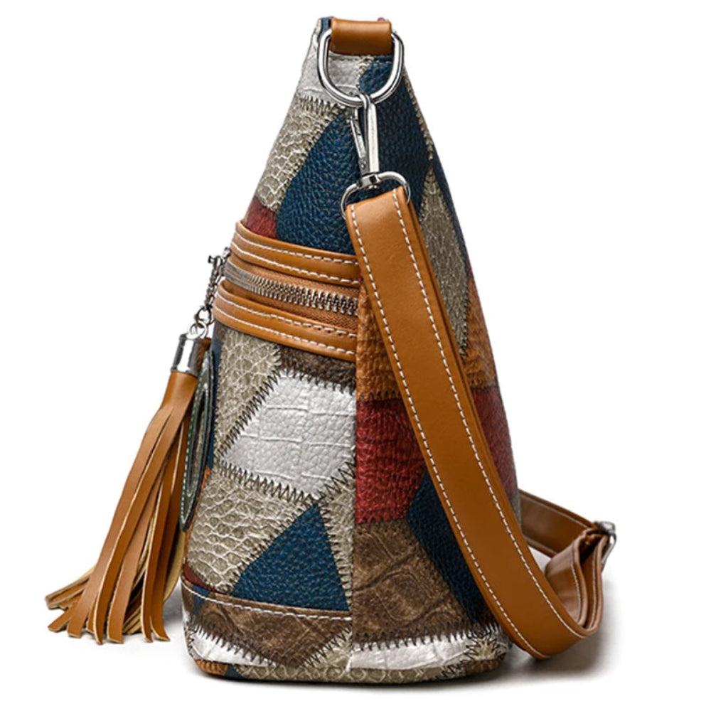 Lightweight and Simple Checkered Crossbody Bag | Lily Bloom