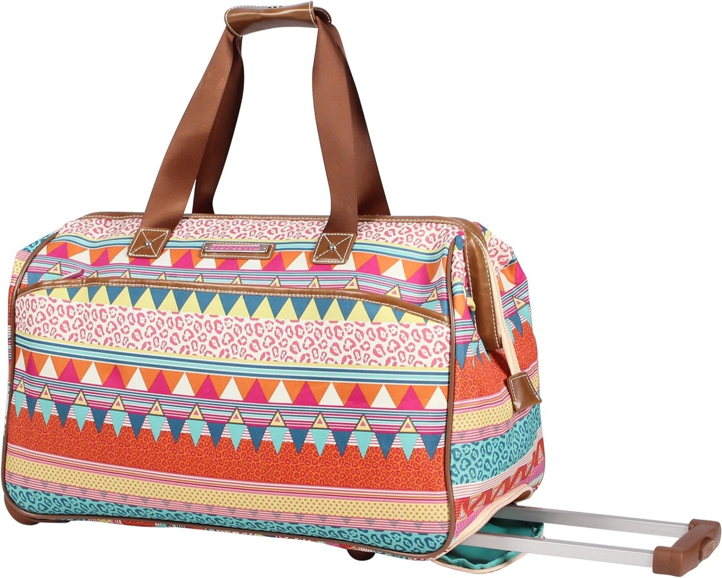 Lily Bloom 22 Inch Lightweight Carry-On Suitcase with 2 Rolling Wheels - Lily Bloom Store