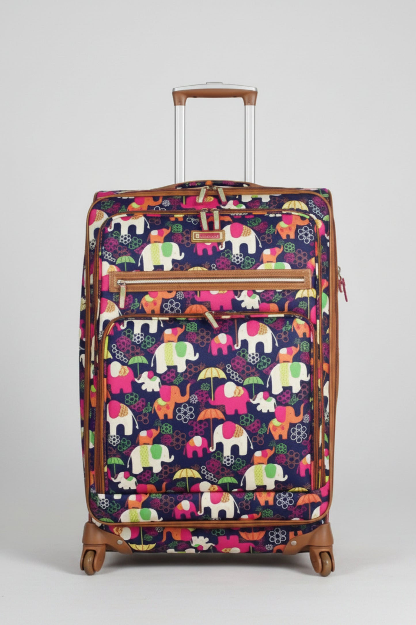 Lily Bloom Luggage Carry On Expandable Design Pattern Suitcase With Spinner Wheels 20in - Lily Bloom