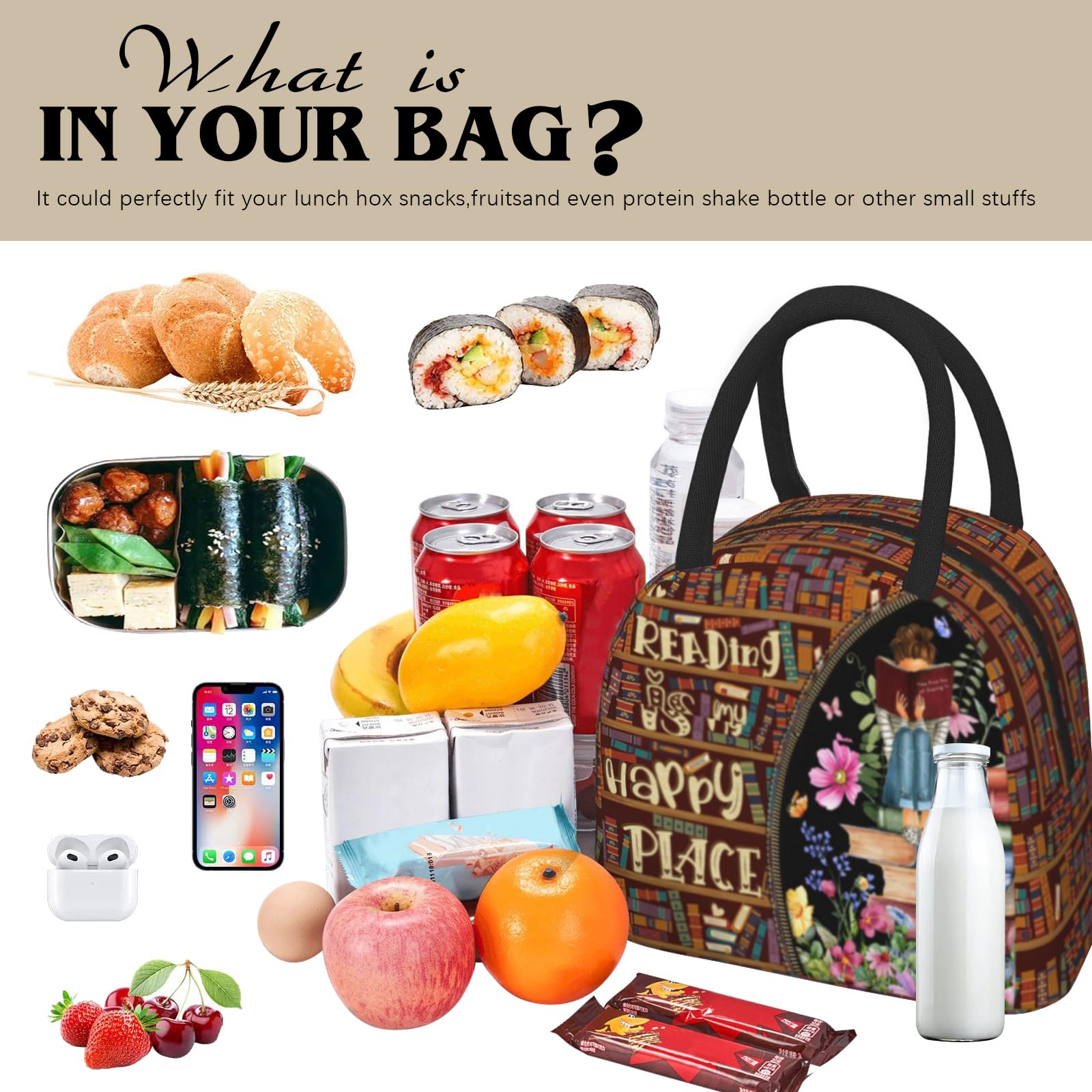 Lunch Bag Reusable Insulated Cooler Lunch Container
