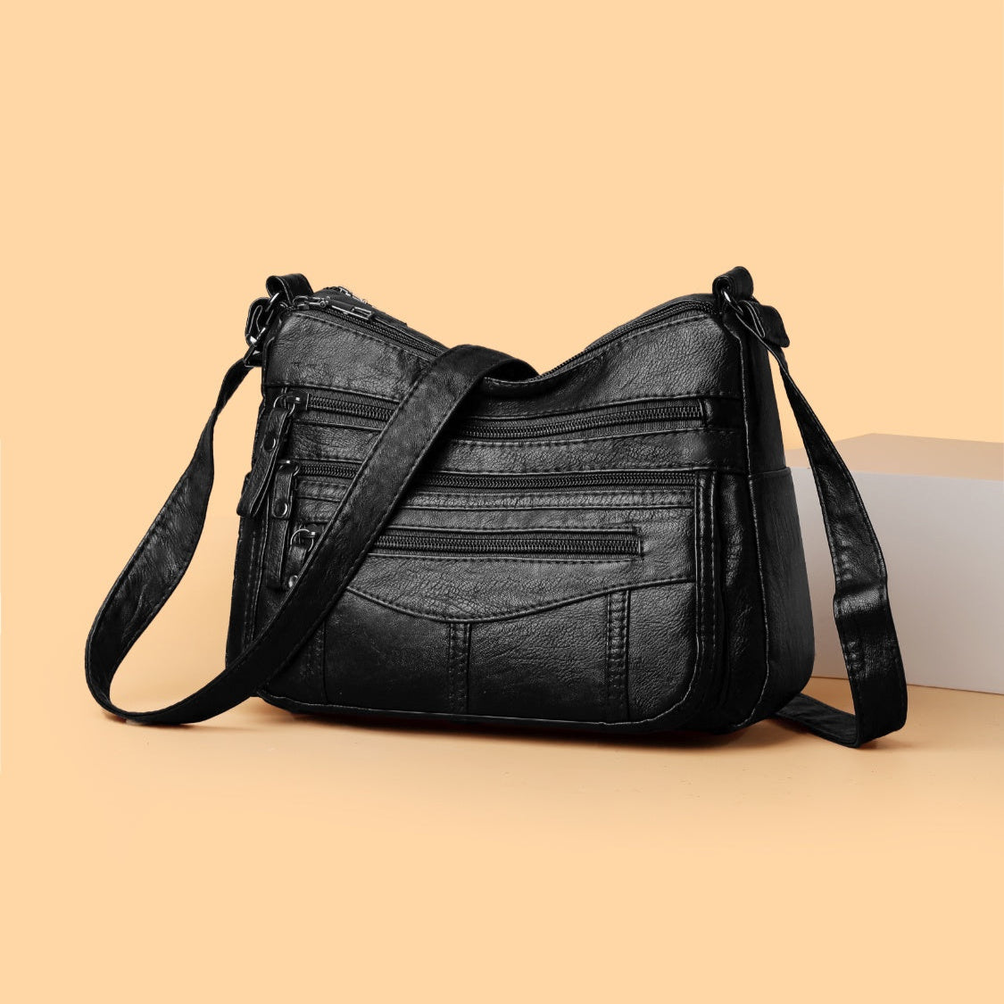 Multi-Compartment Crossbody Bag
