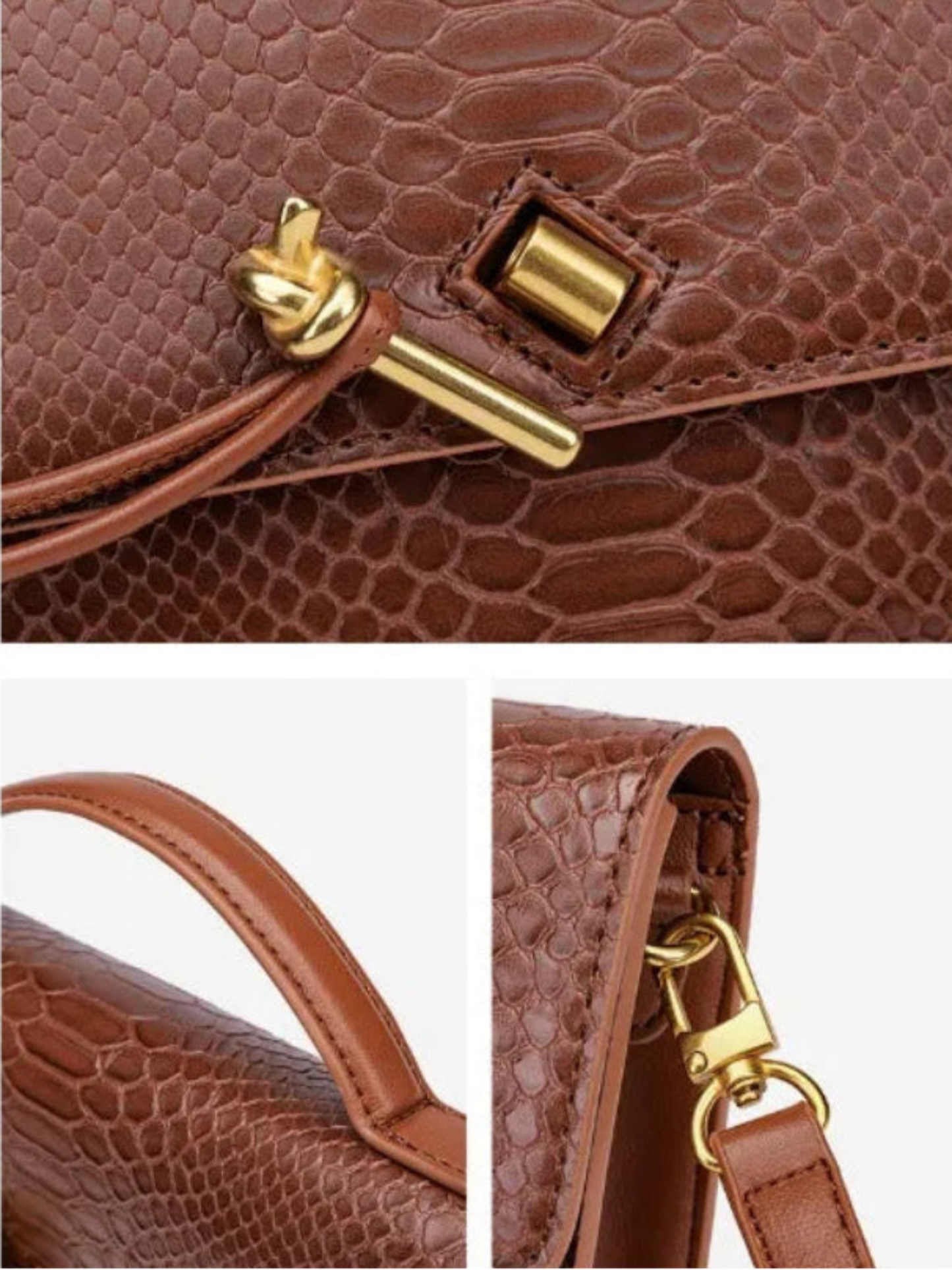 Retro Classic Clutch Shoulder Tote Hand-Bag