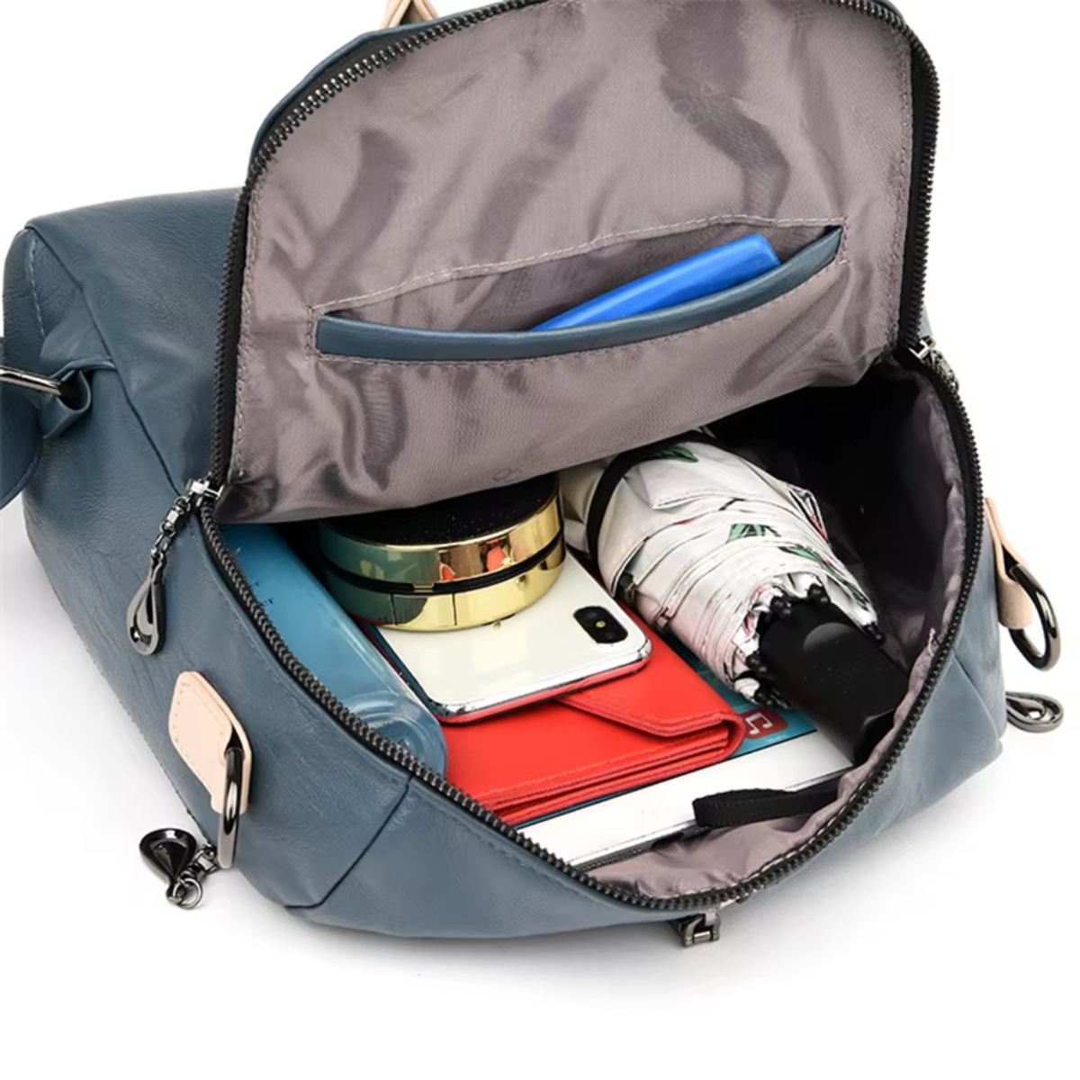 Fashion Backpack Soft Vegan Leather Rucksack | Lily Bloom