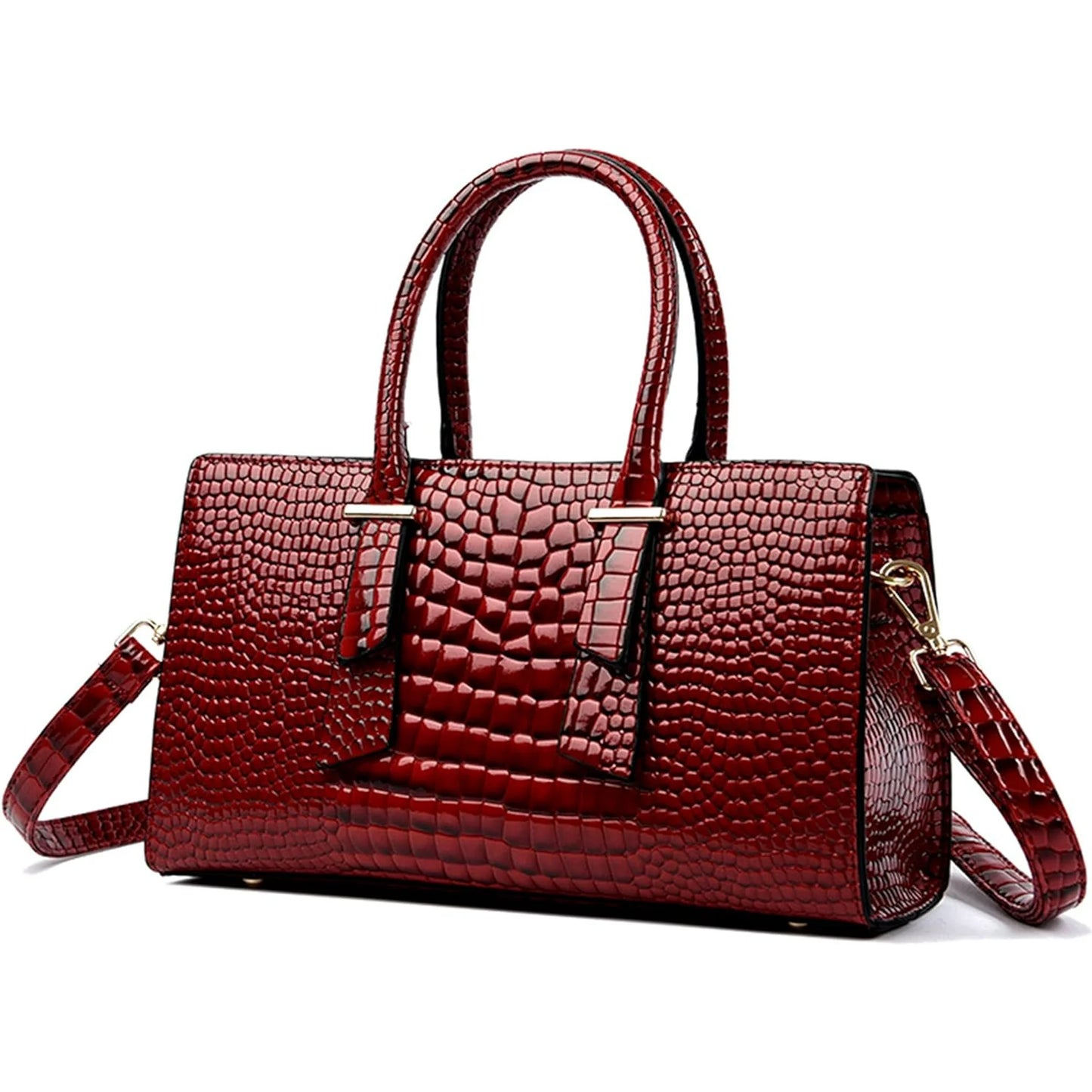 Textured Vegan Leather Handbag | Lily Bloom