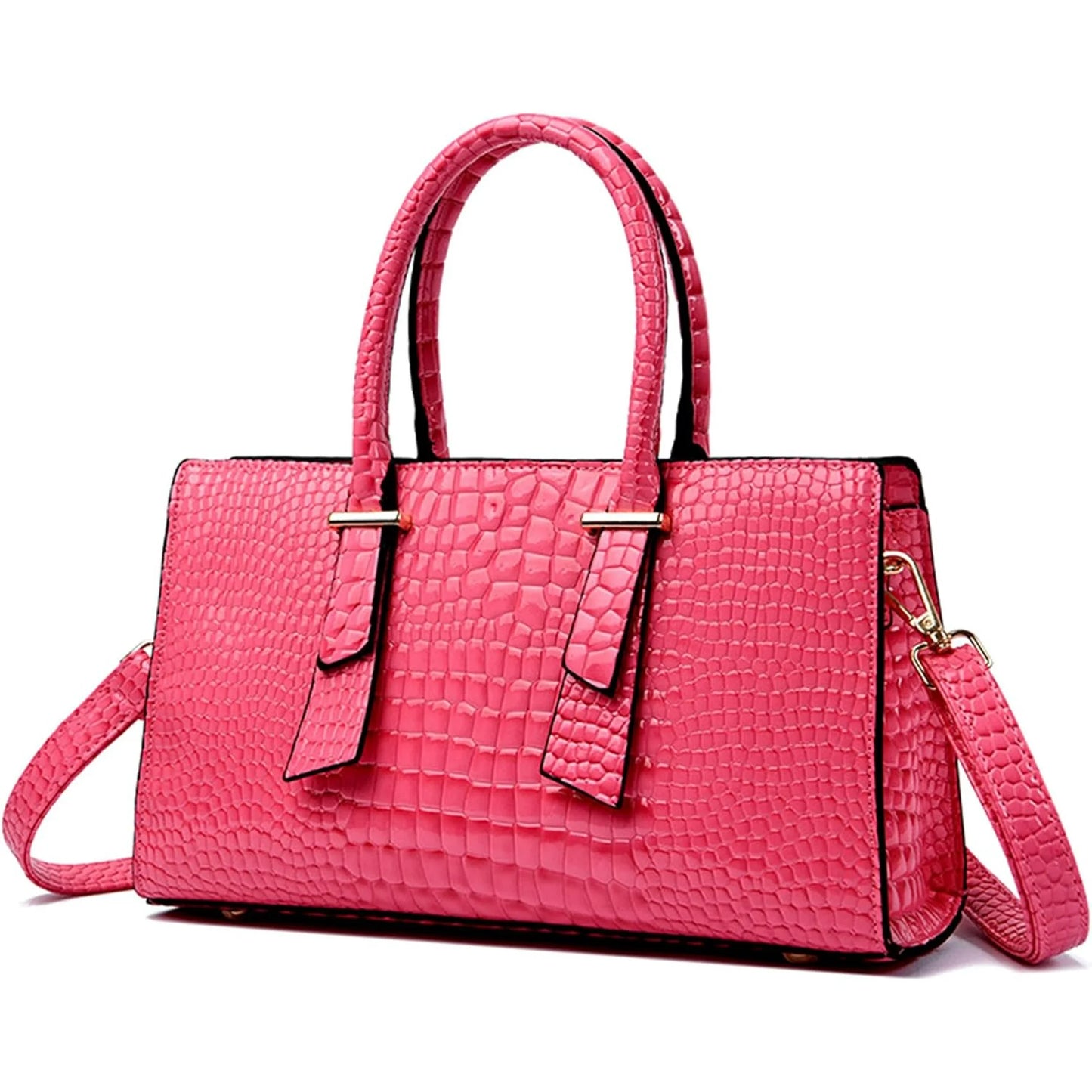 Textured Vegan Leather Handbag | Lily Bloom