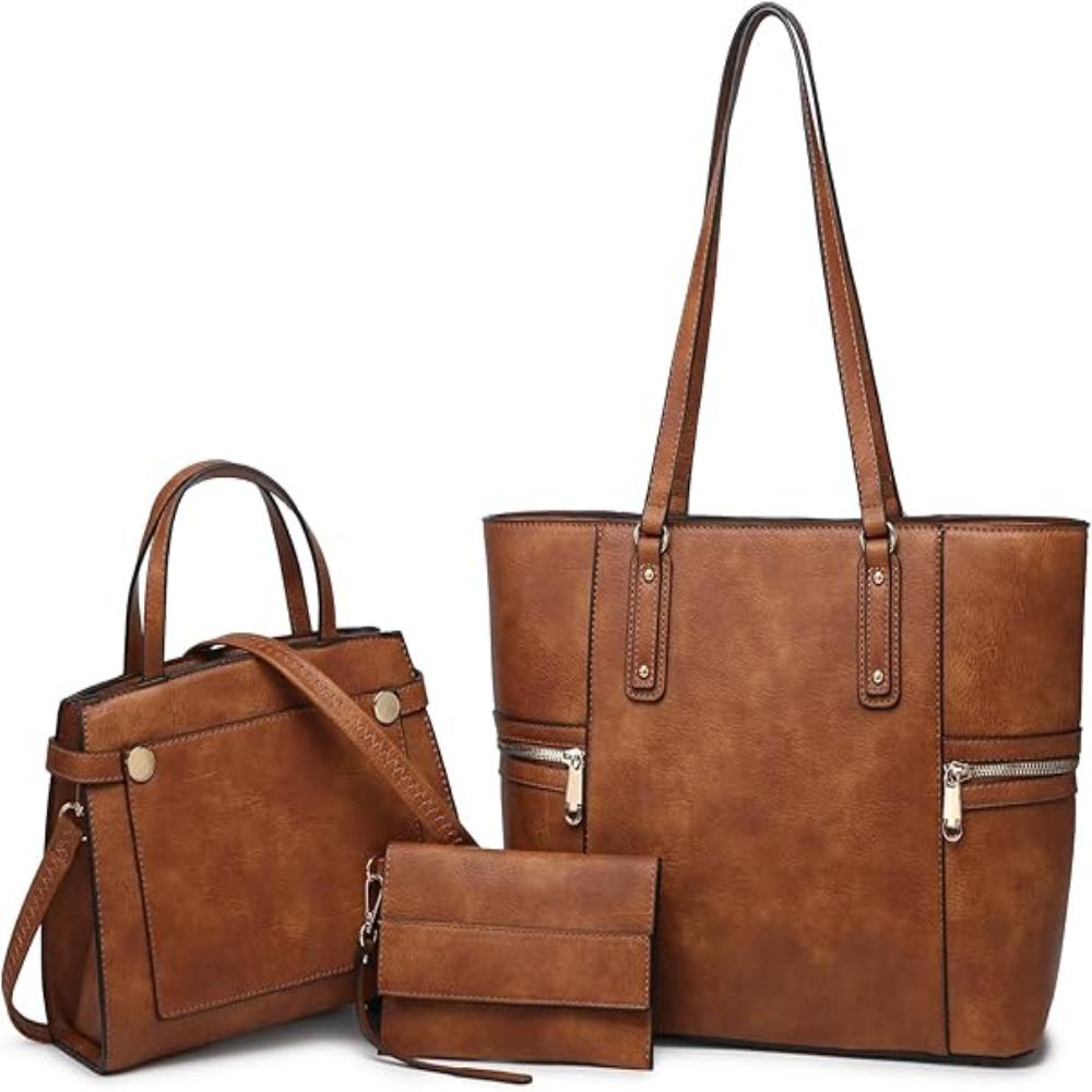 Stylish Tote & Shoulder Bags: 3-Piece Set - Lily Bloom Store