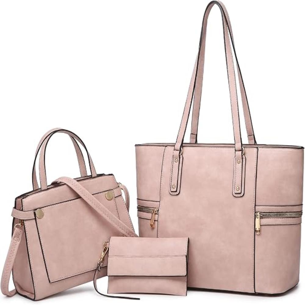 Stylish Tote & Shoulder Bags: 3-Piece Set - Lily Bloom Store