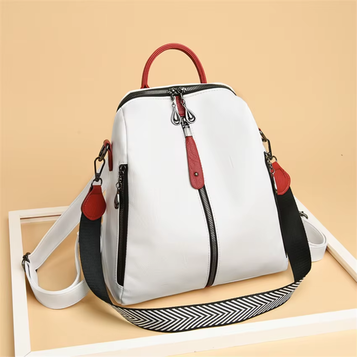 Fashion Backpack Soft Vegan Leather Rucksack | Lily Bloom