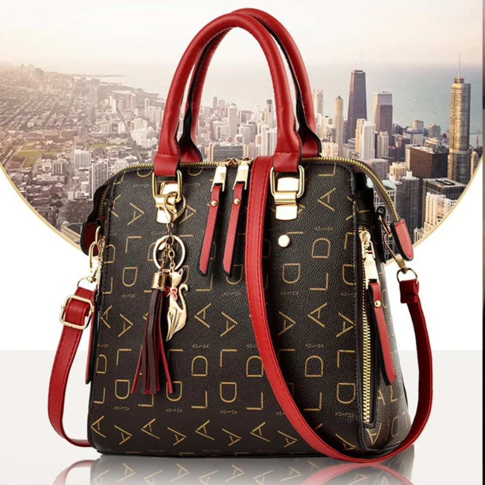 Vegan Leather Tassel Top-handle Bag Luxury Shoulder Bag