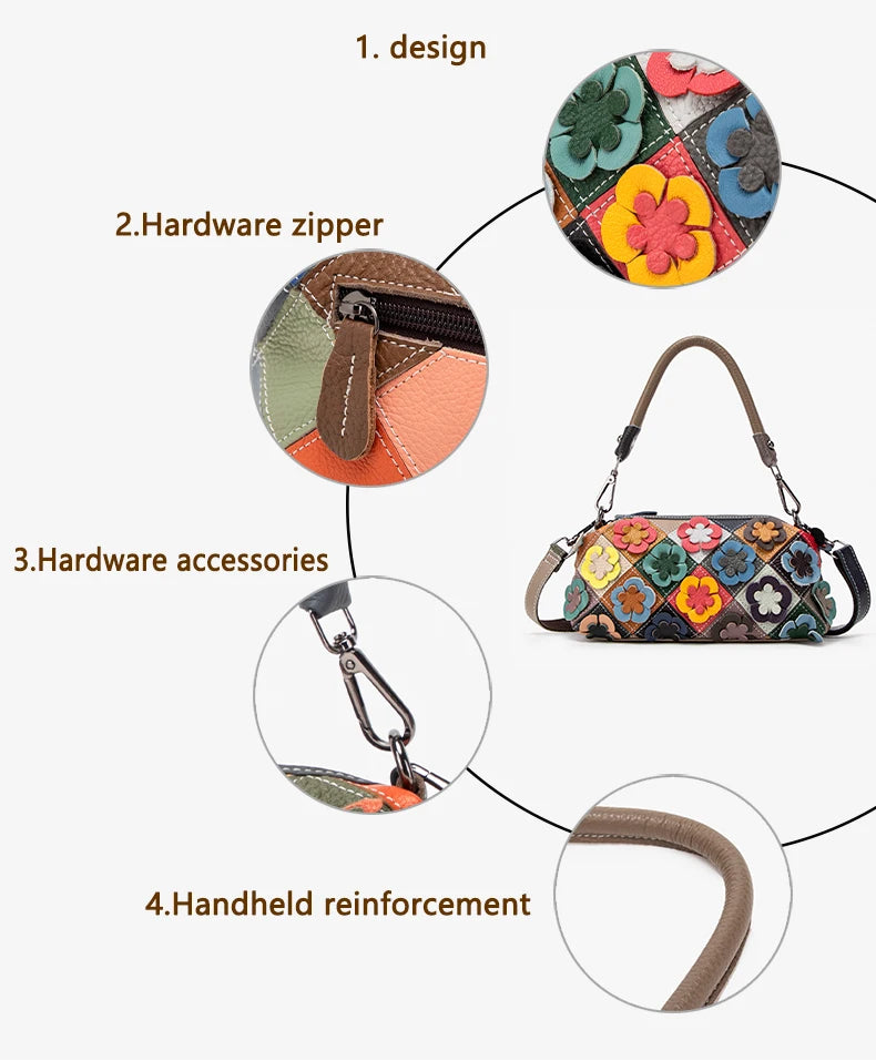 Vibrant Color Block Crossbody Bag | Lily Bloom