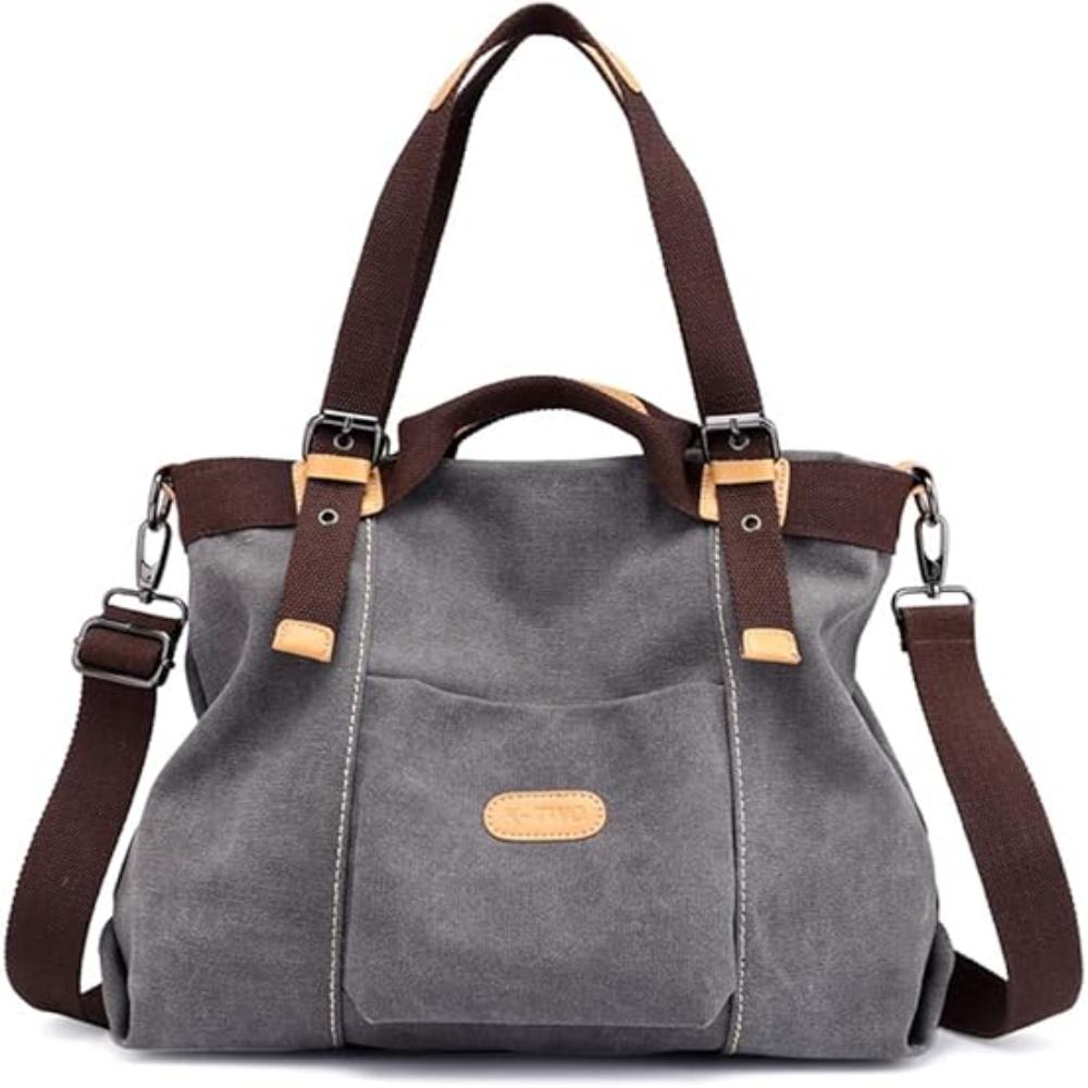 Women Shoulder Hobo Canvas Top Handle Tote Crossbody Handbag - Lily Bloom Store