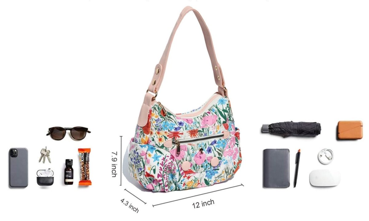 Crossbody Bag with 2 Detachable Straps - Lily Bloom