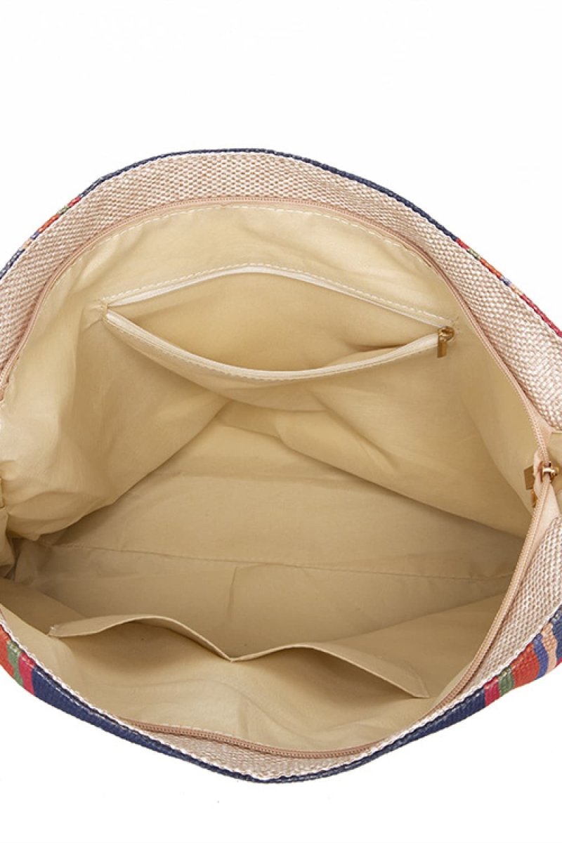 Geometric Canvas Tote Bag - Lily Bloom