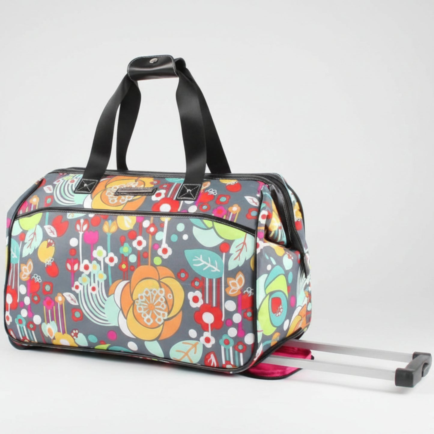 Lily Bloom 22 Inch Lightweight Carry - On Suitcase with 2 - Rolling Wheels - Lily Bloom