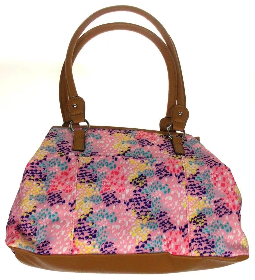 Optic Dot Blush Purse Bag - Lily Bloom