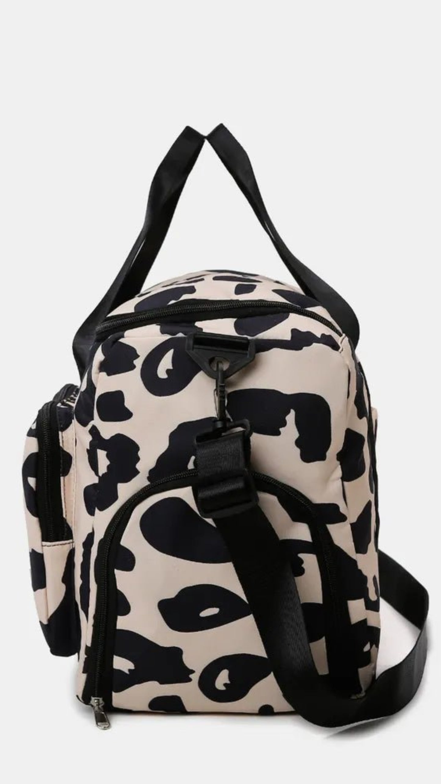 Oxford Cloth Animal Print Travel Bag - Lily Bloom