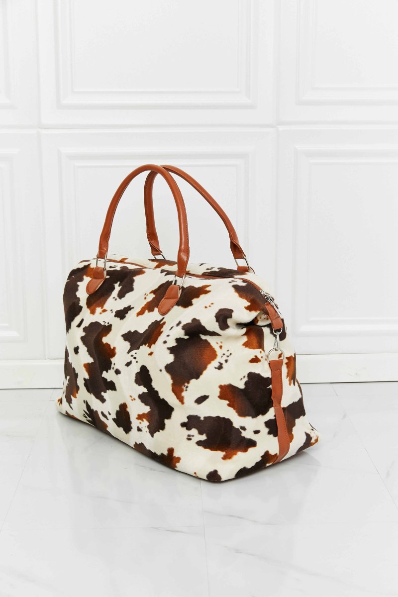 Print Plush Weekender Bag - Lily Bloom