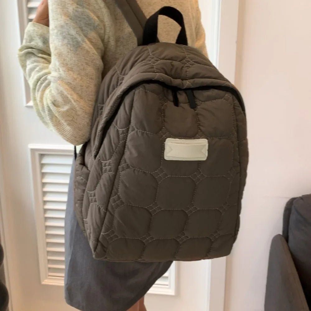 Quilted Backpack Bag - Lily Bloom