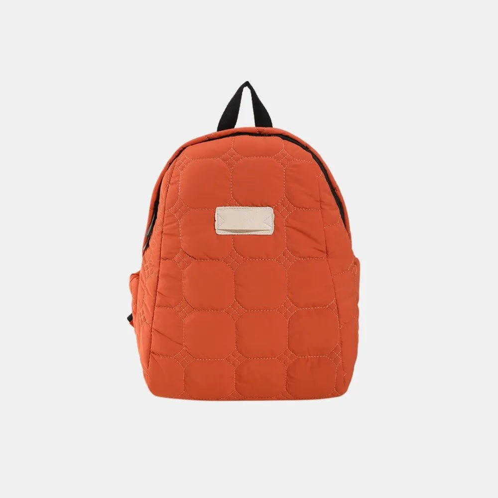 Quilted Backpack Bag - Lily Bloom