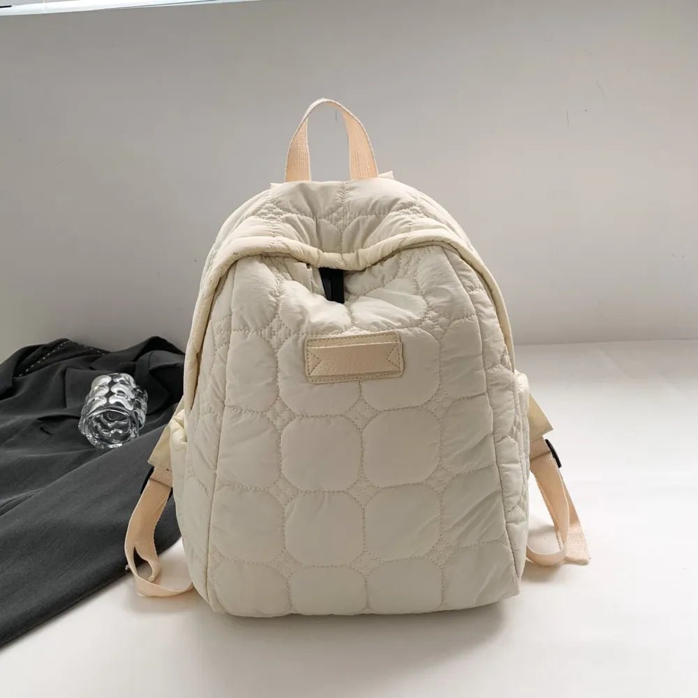 Quilted Backpack Bag - Lily Bloom