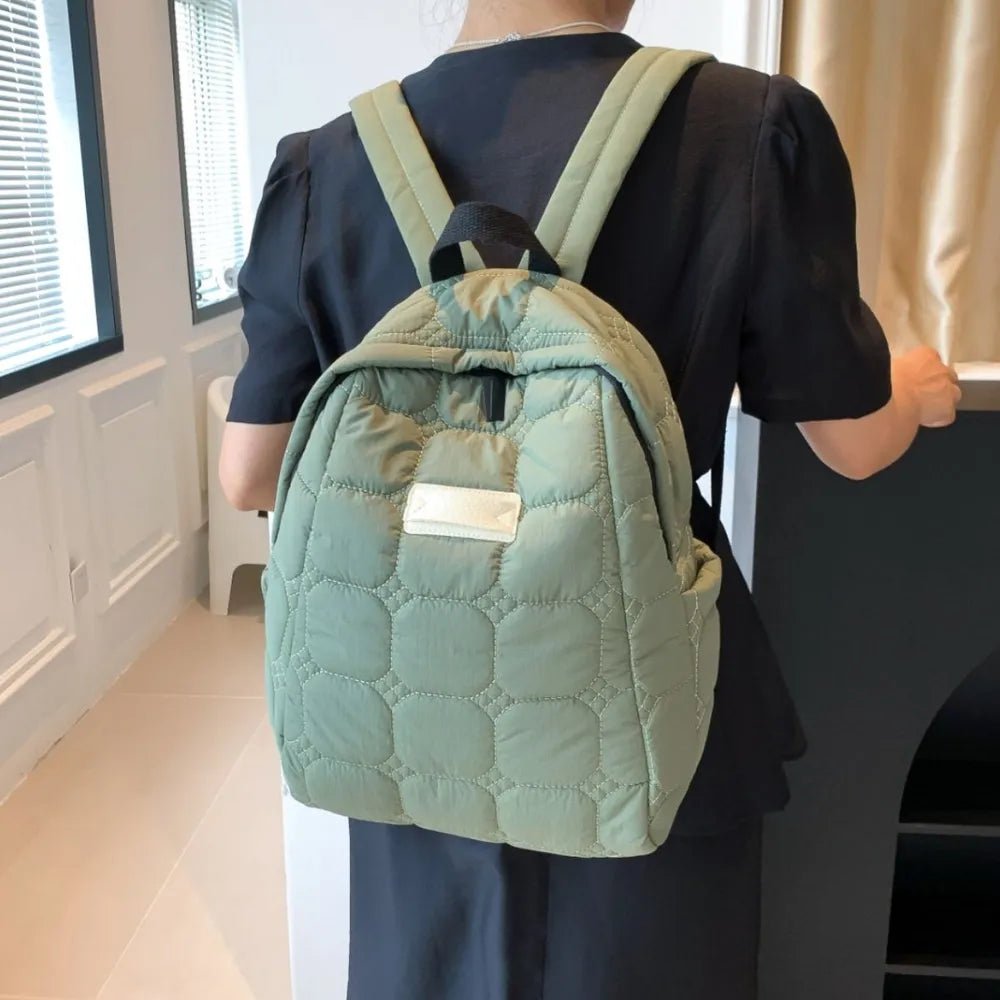 Quilted Backpack Bag - Lily Bloom